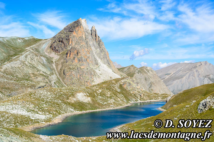 Lac Inférieur de (grand) (2540m), (Haute Ubaye, Alpes de Haute